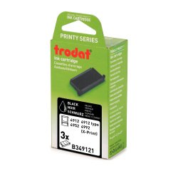 Almohadilla Trodat Printy 4912 - Pack de 3