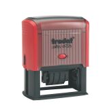 Tampon encreur personnalisé automatique dateur Trodat Printy 4726 monochrome - rouge