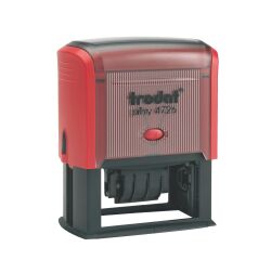 Tampon encreur personnalisé automatique dateur Trodat Printy 4726 monochrome - rouge