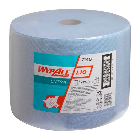 Secado industrial Wypall L10 Extra 7140 - 570 m - azul