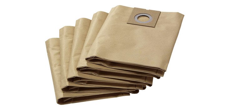 Papiertaschen für Staubsauger Kärcher NT27/1 - Packung mit 5 Stück.