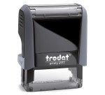 Tampon texte personnalisable Printy 4911 Trodat monochrome 3 lignes