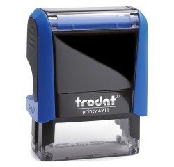 Trodat Printy 4911 sello con texto personalizable 3 líneas 38 x 14 mm monocromo