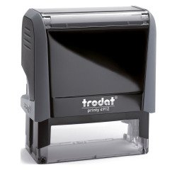 Trodat Printy 4912 sello con texto personalizable 5 líneas 47 x 18 mm monocromo