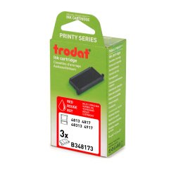 Blister 3 cassettes inked pads for dater