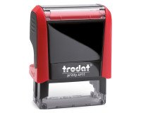 Tampon texte personnalisable Printy 4911 Trodat monochrome 3 lignes