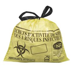 Bolsas de basura de 15 litros NF Residuos hospitalarios Hostosacs amarillas - 500 bolsas