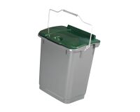 Poubelle 35 litres tri sélectif rectangle gris