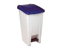 Poubelle 60 litres Mobily Rossignol tri sélectif rectangle à pédale couleur