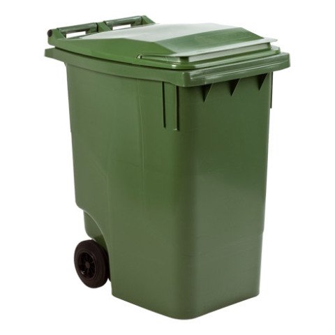 Contenedor selectivo 240L con ruedas Verde