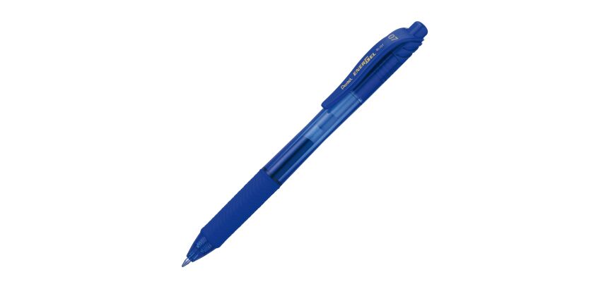 Stylo roller Pentel Energel BL 107 rétractable pointe 0,7 mm - écriture moyenne