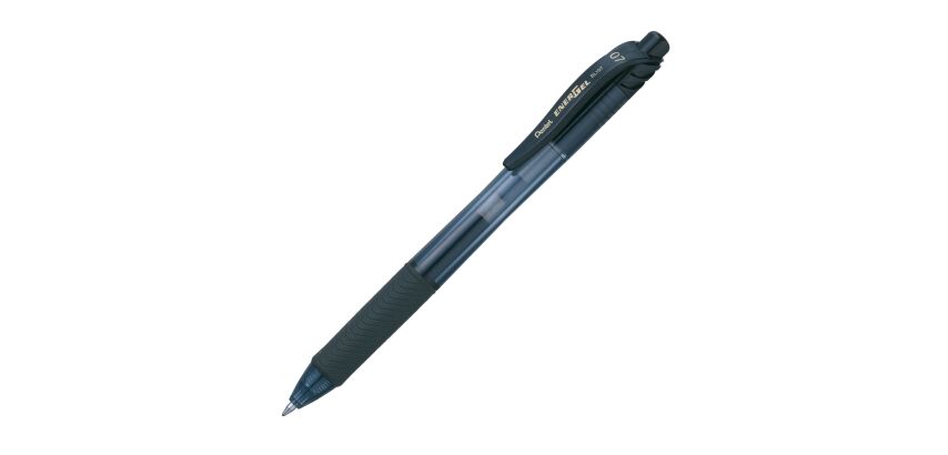 Stylo roller Pentel Energel BL 107 rétractable pointe 0,7 mm - écriture moyenne