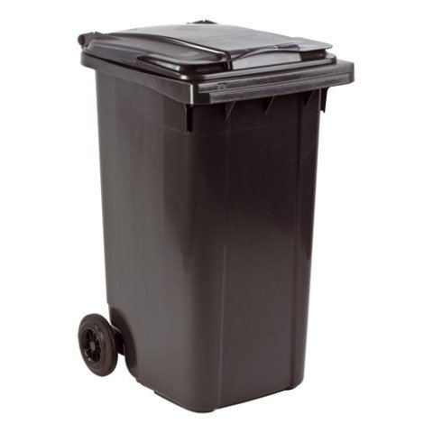 Contenedor selectivo 240L con ruedas Gris