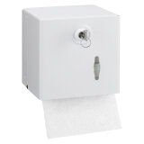 Distributeur papier toilette JVD mixte laqué blanc