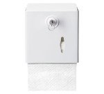 Distributeur papier toilette JVD mixte laqué blanc