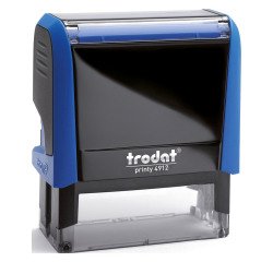 Trodat Printy 4912 sello con texto personalizable 5 líneas 47 x 18 mm monocromo