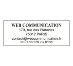 Tampon texte personnalisable Printy 4913 Trodat monochrome 5 lignes