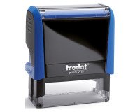 Trodat Printy 4915 sello con texto personalizable 8 líneas 70 x 25 mm monocromo