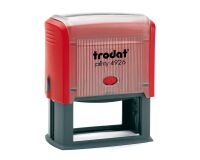 Trodat Printy 4926 Formato Grande sello con texto personalizable 8 líneas 75 x 38 mm monocromo