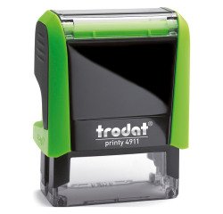 Trodat Printy 4911 sello con texto personalizable 3 líneas 38 x 14 mm monocromo