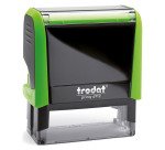 Tampon texte personnalisable Printy 4912 Trodat monochrome 4 lignes