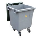 Conteneur à déchets 400 litres 4 roues couleur