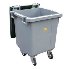 Conteneur à déchets 400 litres 4 roues couleur