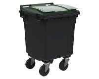 Conteneur à déchets 4 roues 400 litres