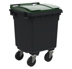 Conteneur à déchets 4 roues 400 litres