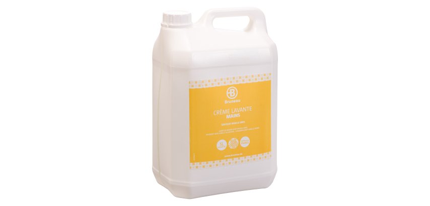 Crème lavante Bruneau vanille miel - Bidon de 5 L