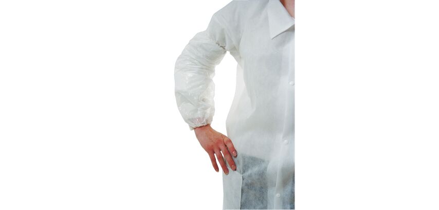 Manchettes polyéthylène blanches - Lot de 100