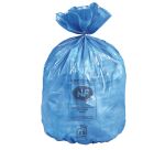 Sac poubelle 30 litres bleu NF - paquet de 100