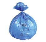 Sac poubelle 50 litres bleu NF - paquet de 50