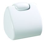 Distributeur papier toilette rouleau Rossignol plastique blanc