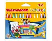 Caja de 12 ceras Bic Kids Plastidecor Peques