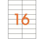 Etiquettes adresse jet d'encre, laser et copieur 105 X 37 mm Apli blanche - Boîte de 160