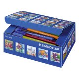 Rotuladores de colores Noris Class Pack Staedtler Caja de 100