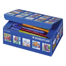 Rotuladores de colores Noris Class Pack Staedtler Caja de 100