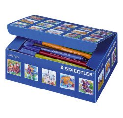 Rotuladores de colores Noris Class Pack Staedtler Caja de 100