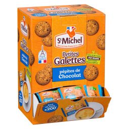Petites galettes aux pépites de chocolat St Michel - Boîte distributrice de 200