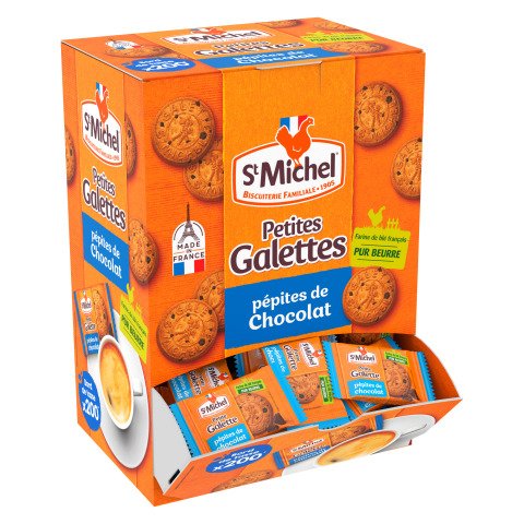 Galletas con pepitas de chocolate St. Michel - Caja dispensadora de 200