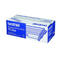 Brother TN-2000 tóner original negro de alta capacidad (2500 páginas)