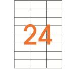 Etiquettes adresse jet d'encre, laser et copieur 70 x 37 mm Apli blanche - Boîte de 240