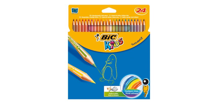 Estuche de 24 Bic Kids Tropicolors 2