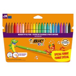 Rotuladores de colores Bic Kids Estuche de 24