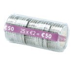 Kit de 100 étuis à monnaie 2 €