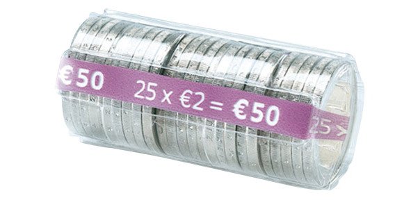 Kit de 100 étuis à monnaie 2 €