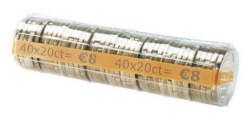 Kit de 100 étuis à monnaie 20 centimes