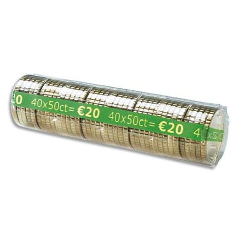 Fundas para monedas de 50 centimos - Paquete de 100