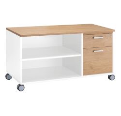 Mueble auxiliar Eden 2 cajones roble